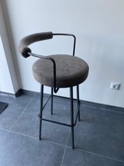 Барный стул Agata Kombinat Серый реальная фотография