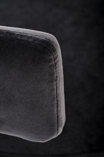 Напівбарний стілець H-115 Velvet Halmar Чорний жива фотографія