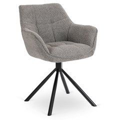 Стул поворотный MEBEL ELITE PEONY Серый реальная фотография