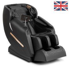Масажне крісло  VX MAX Mebel Elite Чорна екошкіра Меню англійською мовою