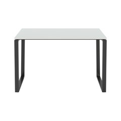 Стол письменный №10 Lovko 120x60 Черный металл/Белый ДСП (текстура) реальная фотография