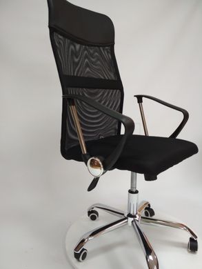 Компьютерное кресло ATLAS Intarsio Черный реальная фотография