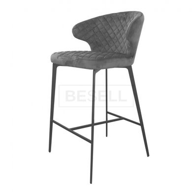 Полубарный стул KEEN Concepto Ткань Серый реальная фотография