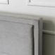 Кровать двуспальная бархатная MEBEL ELITE ANDRE Velvet 160x200 Светло Серый