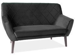 Софа KIER 2 Velvet Signal Чорний **
