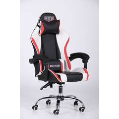 Компьютерное кресло VR Racer Dexter Arcee AMF Черный Красный реальная фотография