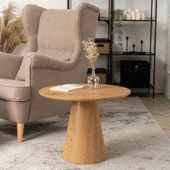Журнальний столик CARLY MEBEL ELITE 60x60 Дуб жива фотографія