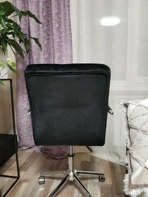 Компьютерное кресло Q-022 Velvet Signal Черный реальная фотография