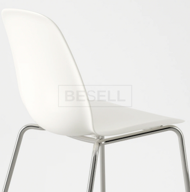 Столовий комплект EKEDALEN / LEIFARNE IKEA Дуб/Білий жива фотографія