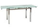 Стол Обеденный GD-017 Signal 110(170)x74 Белый реальная фотография