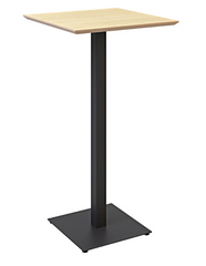 Барный стол TETRA bar  Lovko 60x60 Черный реальная фотография