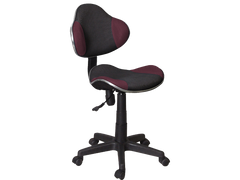 Комп'ютерне крісло Q-G2 Signal Чорний / Фіолетовий жива фотографія