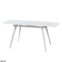 Стол Обеденный LARGO 120-180 см Concepto Белый / MATT WHITE реальная фотография