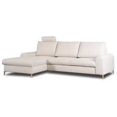 Кутовий диван MEBEL ELITE BILBAO 255 см Беж (лівий)