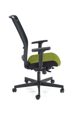Компьютерное кресло GULIETTA Halmar Черный / Зеленый реальная фотография