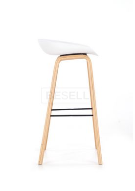 Барный стул H-86 Halmar Белый / Серый реальная фотография