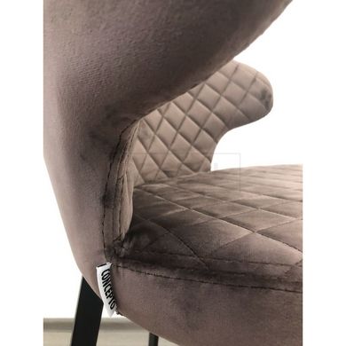 Напівбарний стілець KEEN Concepto Тканина Шоколад жива фотографія