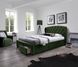 Кровать SABRINA Halmar 160x200 Зеленый реальная фотография