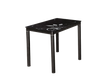 Стол Стеклянный DAMAR Signal 100X60 Черный реальная фотография