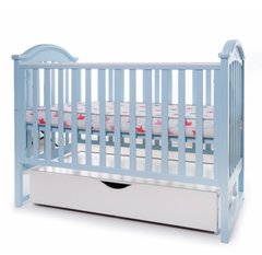 Детская кровать Twins iLove прямоугольное 120х60   голубой