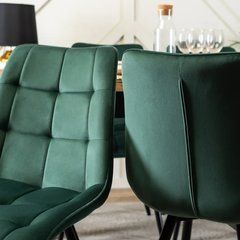 Стул RIO Velvet Mebel Elite Зеленый реальная фотография