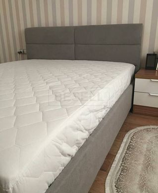 Кровать MERIDA Halmar 160x200 Светло-серый реальная фотография
