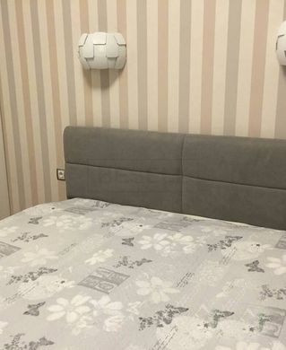 Ліжко MERIDA Halmar 160x200 Світло-сірий жива фотографія