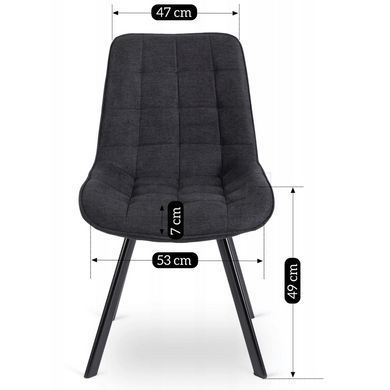 Стул MEBEL ELITE RICK 2 Черный реальная фотография