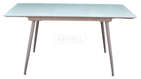 Стол раскладной DT 859s DAOSUN 110(150)x70 Серо-Бежевый Сатин Мат реальная фотография
