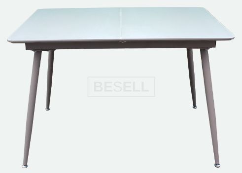 Стол раскладной DT 859s DAOSUN 110(150)x70 Серо-Бежевый Сатин Мат реальная фотография