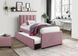 Кровать RUSSO Halmar 90X200 Розовый