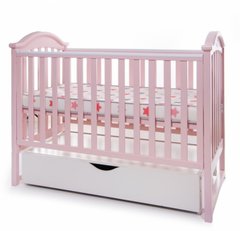 Дитяче ліжко Twins iLove прямокутне  120х60 рожевий