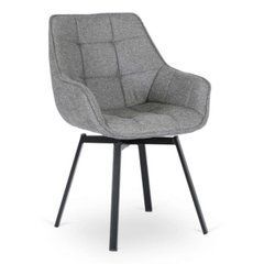 Стул поворотный MEBEL ELITE LUNA 2 Серый/ткань реальная фотография