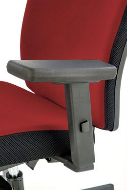 Компьютерное кресло POP Halmar Черный / Красный реальная фотография