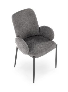 Кресло K-477 Букле Halmar Серый реальная фотография