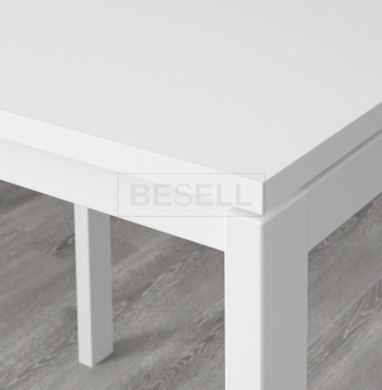 Столовий Комплект MELLTORP / NISSE IKEA Білий жива фотографія