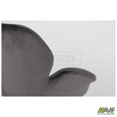 Барный стул Alphabet N Velvet AMF Серый реальная фотография