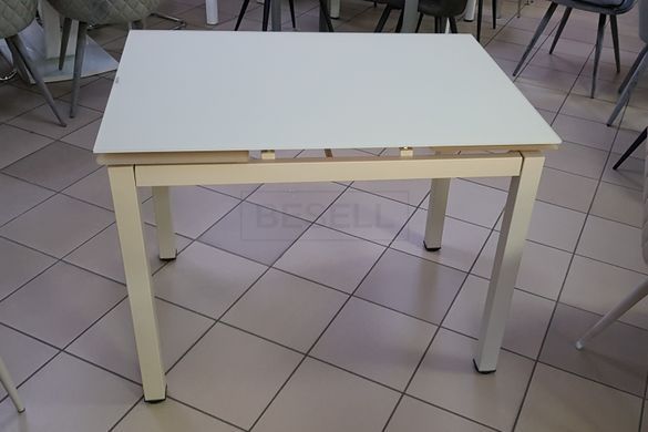 Стіл обідній DAOSUN DT 8110 100-70 Шампань сатин жива фотографія