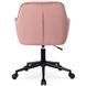 Стул офисный поворотный бархатный MEBEL ELITE LUCY Velvet Розовый