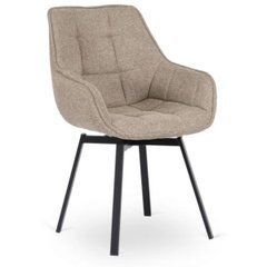 Стул поворотный MEBEL ELITE LUNA 2 Бежевый/ткань реальная фотография