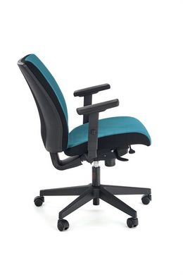 Компьютерное кресло POP Halmar Черный / Синий реальная фотография