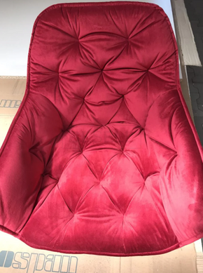 Крісло MAGIC (CHERRY) Velvet Signal Бордо жива фотографія