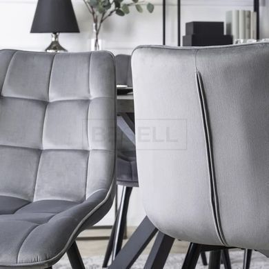 Стілець RIO Velvet  Mebel Elite Сірий жива фотографія