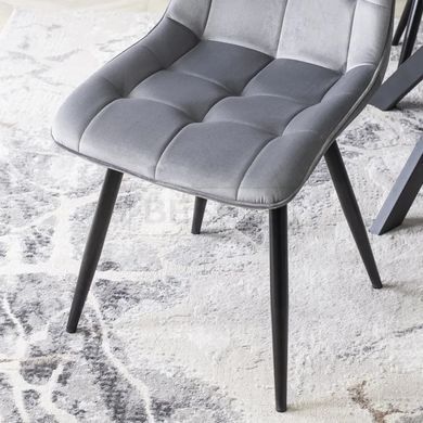 Стілець RIO Velvet  Mebel Elite Сірий жива фотографія
