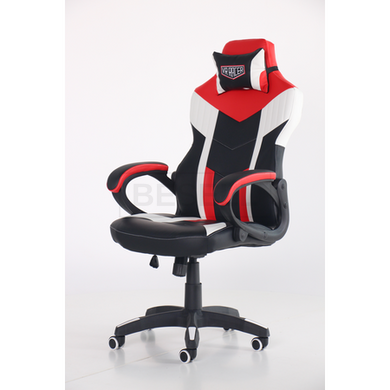 Комп'ютерне крісло VR Racer Dexter Hook AMF Чорний Червоний жива фотографія