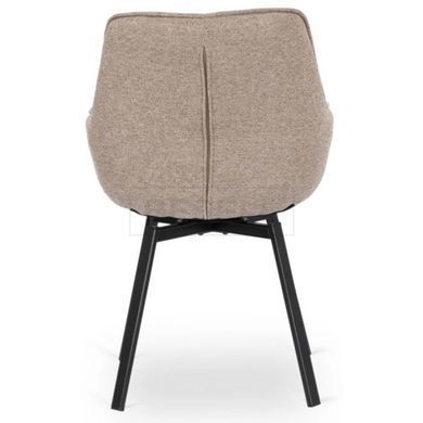 Стілець поворотний MEBEL ELITE LUNA 2 Бежевий / тканина жива фотографія