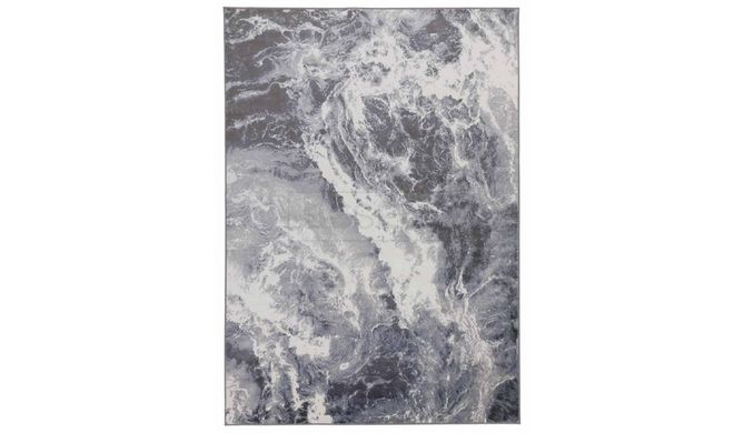 Ворсовой Ковер Soho Arhome 170х240 Серый/Белый реальная фотография