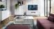 Стол журнальный Perfect Home Новая/Nova с 2 ящиками и черными ножками L104 Белый