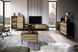 Комод с подсветкой Perfect Home Ланг/Lang 2-дверный с 3 ящиками 2D3S/180 Черный/дуб эвок