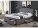 Кровать ELECTRA Velvet Signal 160x200 Серый